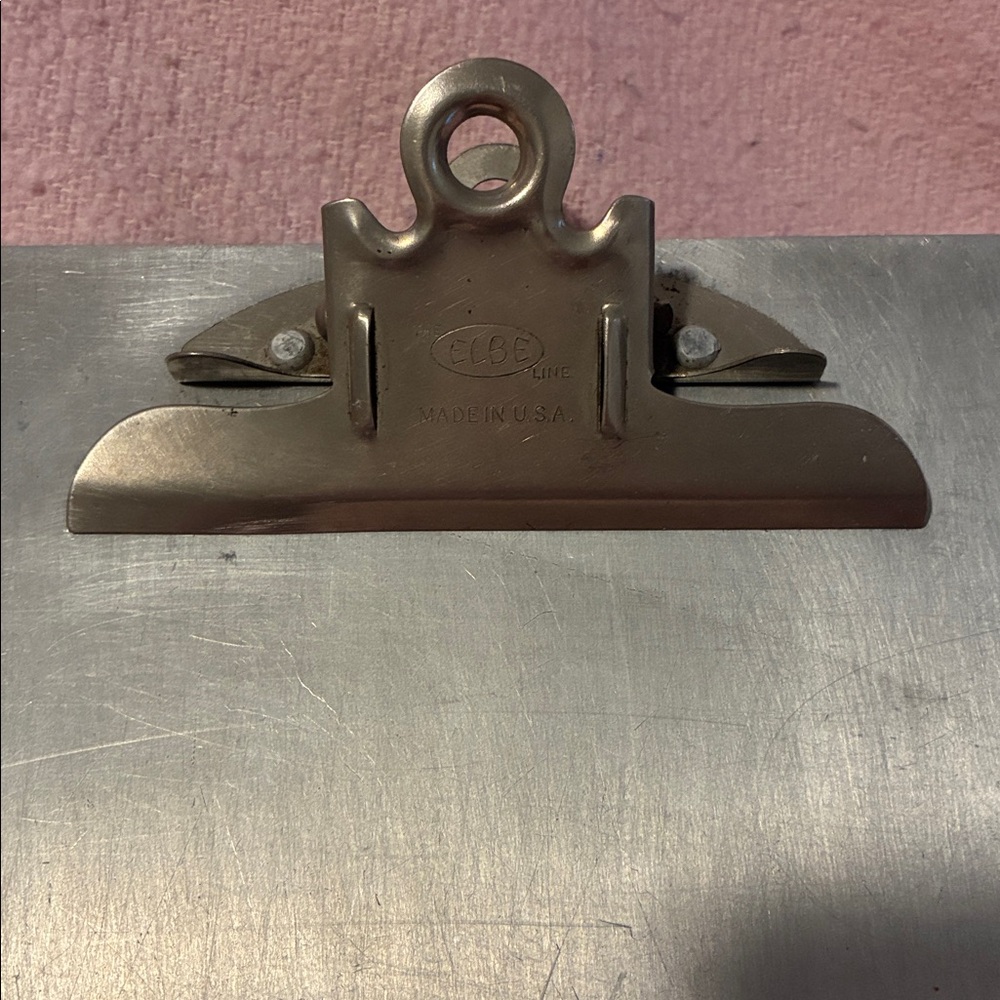 Vintage Elbe Metal Clipboard